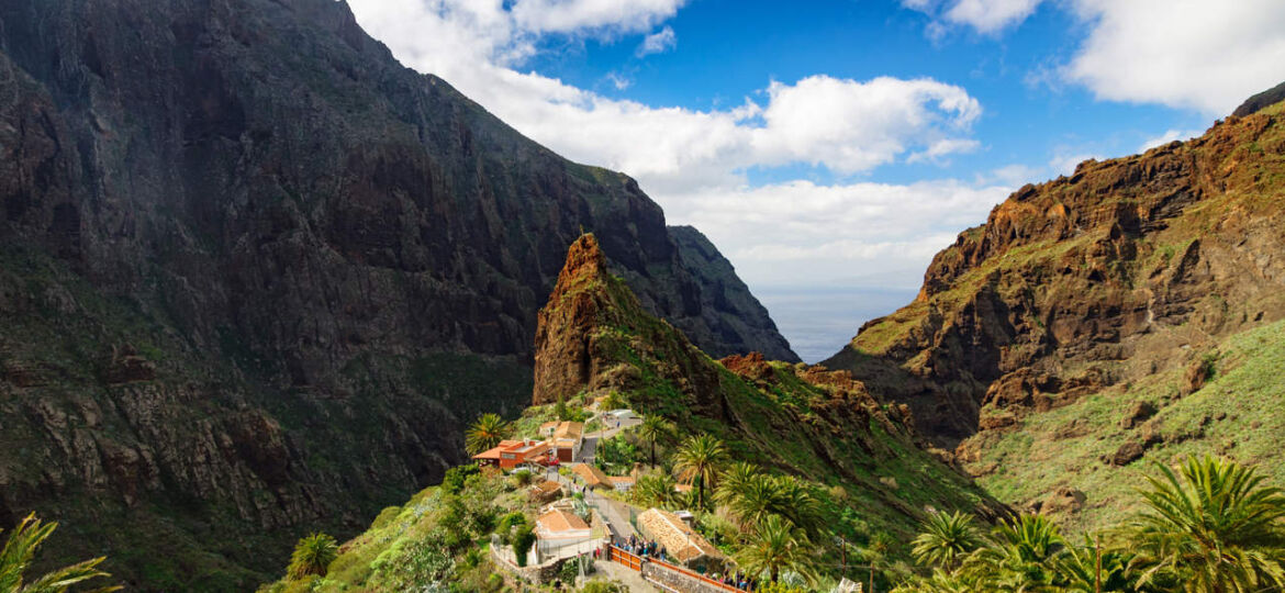 View,Of,Masca,Village,With,Palms,And,Mountains,,Tenerife,,Canary
